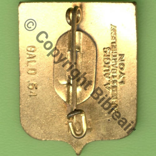 NH GALO.54 OUED HAMIMIN A.AUGIS ST.BARTH LYON 3Lignes relief Bol fenetre allonge Dos lisse scint Grave GALO54 No104 Src.Y.GENTY 224Eur(x4) 